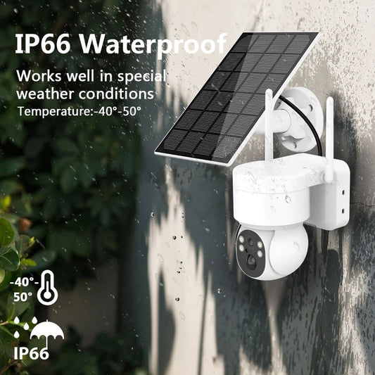 Wireless Solar Powered Outdoor Surveillance Camera - Pexav