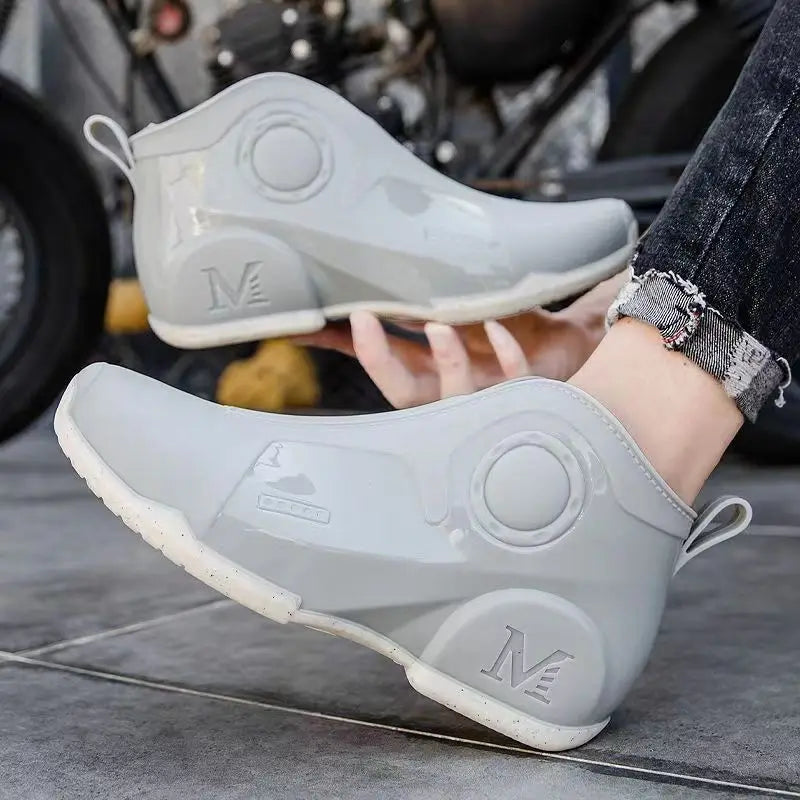 Waterproof Grip Rain Ankle Boots