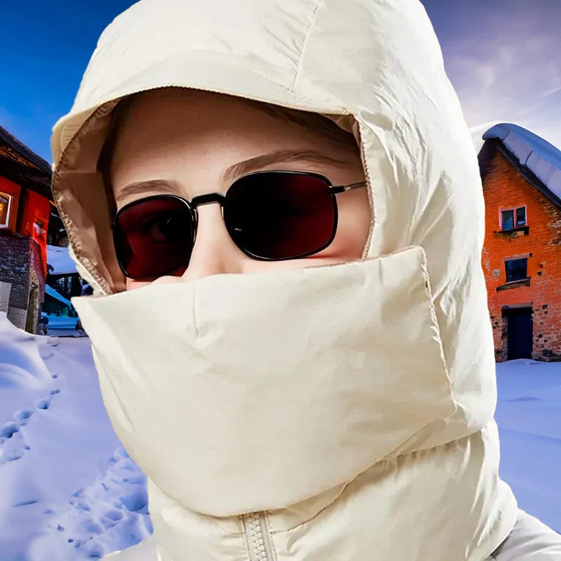 Warm 3 in 1 Fleece Face Mask Headgear - Pexav