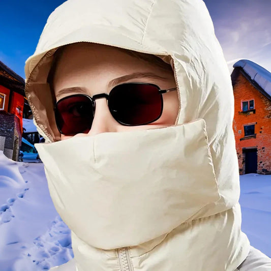 Warm 3 in 1 Fleece Face Mask Headgear - Pexav