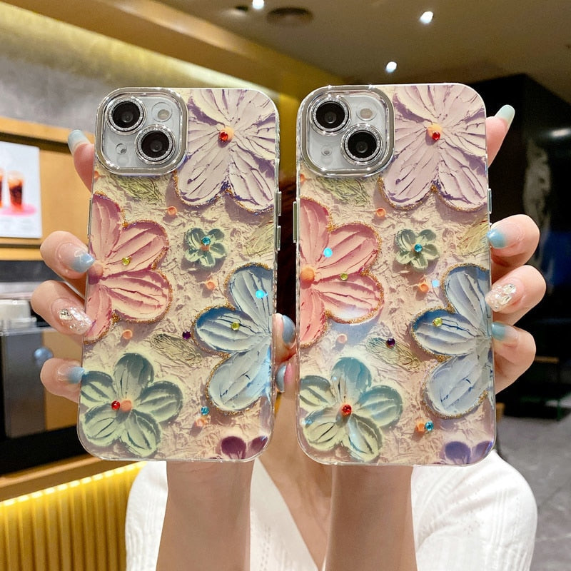 Petals Bloom Protective iPhone Cover - Pexav