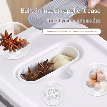 Airtight Food Storage Bin Large Grain Keeper Container