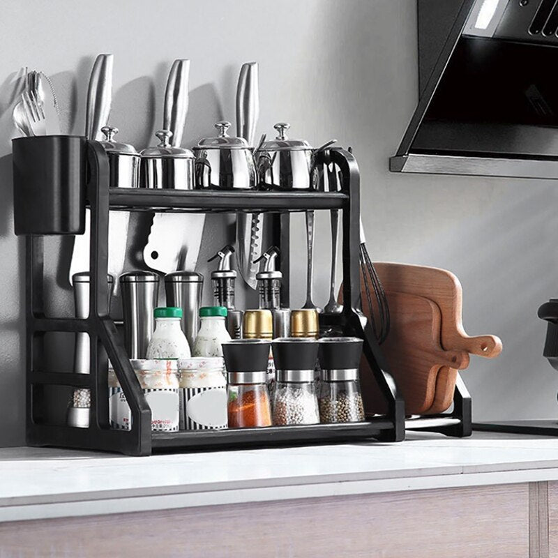 Space Saving Kitchen Shelf Organizer - Pexav