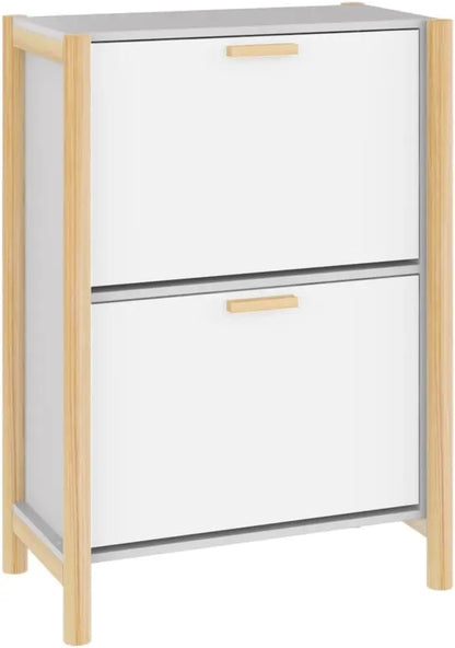 Compact Hallway Shoe Storage with Doors