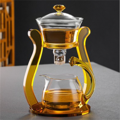 Traditional Turkish Heatproof Glass Teapot - Pexav