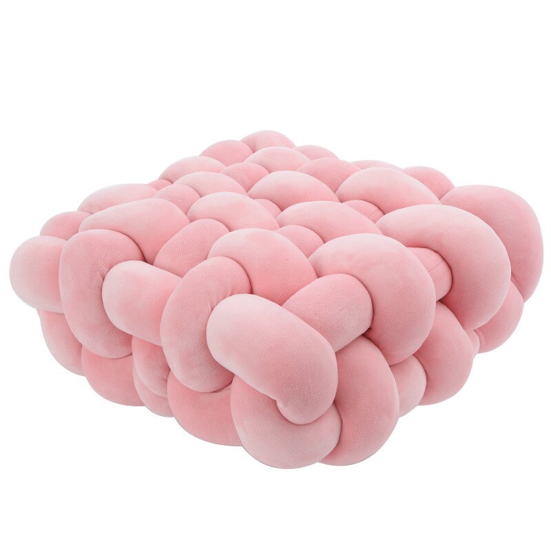 Textured Round Accent Pillow