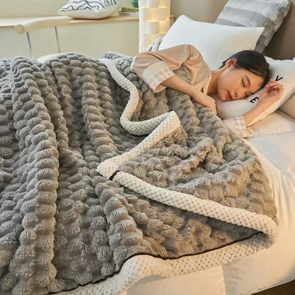 Soft Plush Fall Throw Blanket