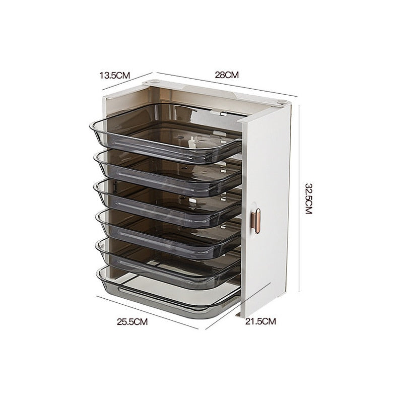 Stackable Kitchen Dish Storage Rack
