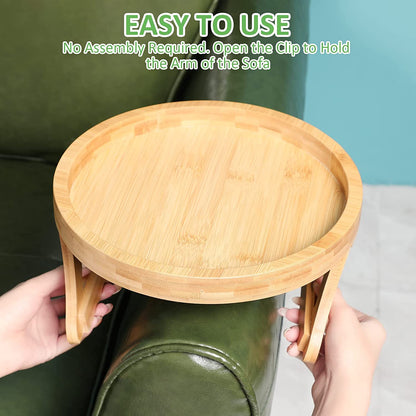 Sturdy Wooden Laptop Desk Tray Table for Sofa