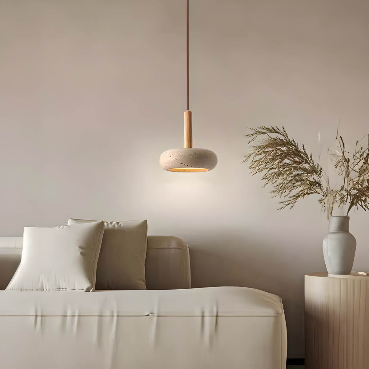 Classic Natural Stone Pendant Lamp
