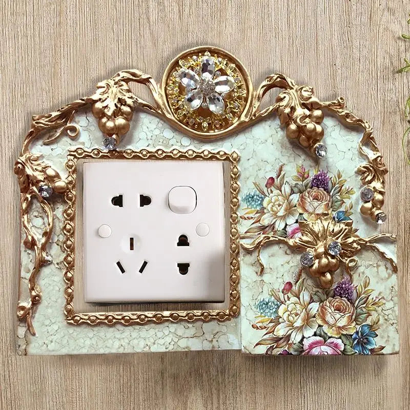 Classic Floral Power Outlet Organizer