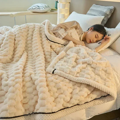 Soft Plush Fall Throw Blanket