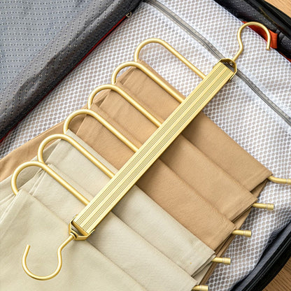 Compact Closet Pants Hanger – Slim Aluminum Organizer