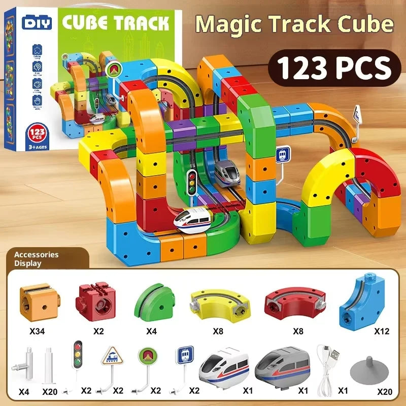 Ultimate 51/81 Piece Building Track Set - Pexav