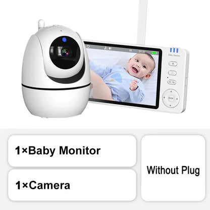 Compact HD Baby Video Monitor with Night Vision Camera