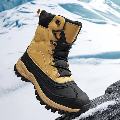 Warm Insulated Snow Boots for Men