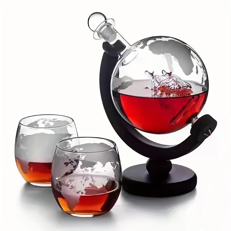 Unique Glass Wine Decanter Set