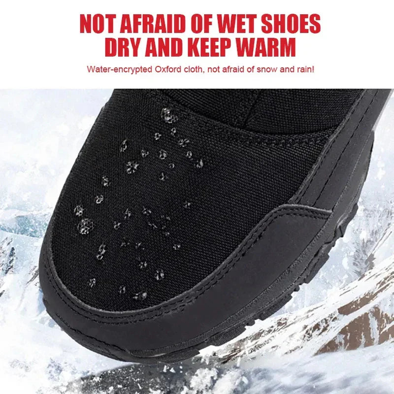 Warm Waterproof Men's Winter Snow Boots