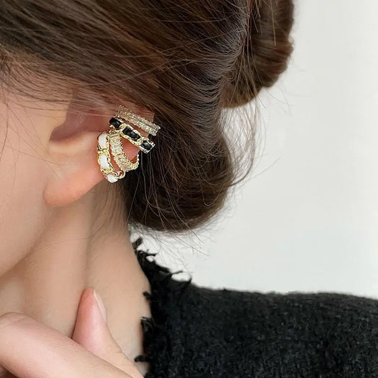 Unique Story Cuff Earrings - Pexav