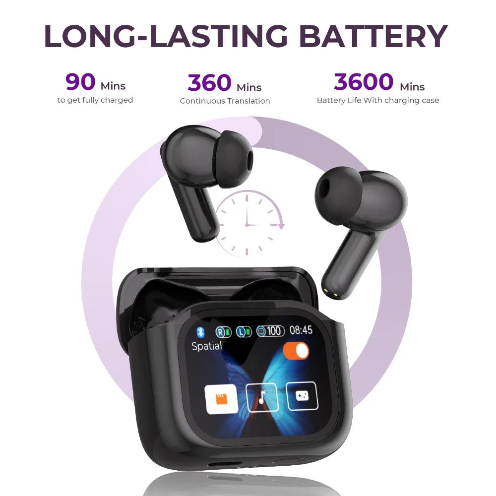 Wireless Translation Headphones with Active Noise Control
