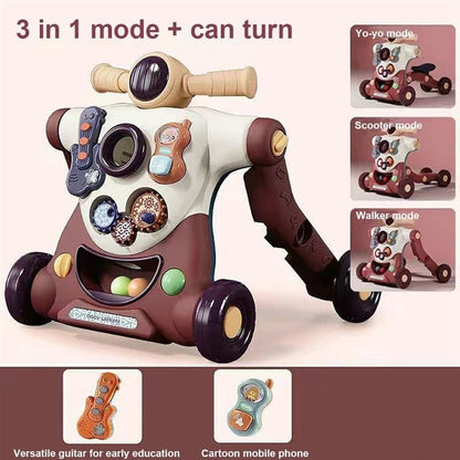 3 in 1 Baby Activity Walker with Wheels