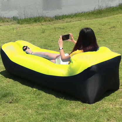 Comfortable Blow Up Garden Sofa Bed Lounge Chair - Pexav