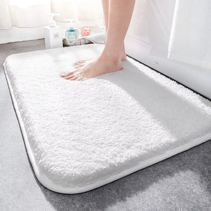 Plush Bathroom Rug with Grippy Anti-Slip Backing