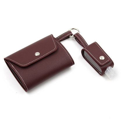 Travel Size Sanitizer Mask Holder Wallet