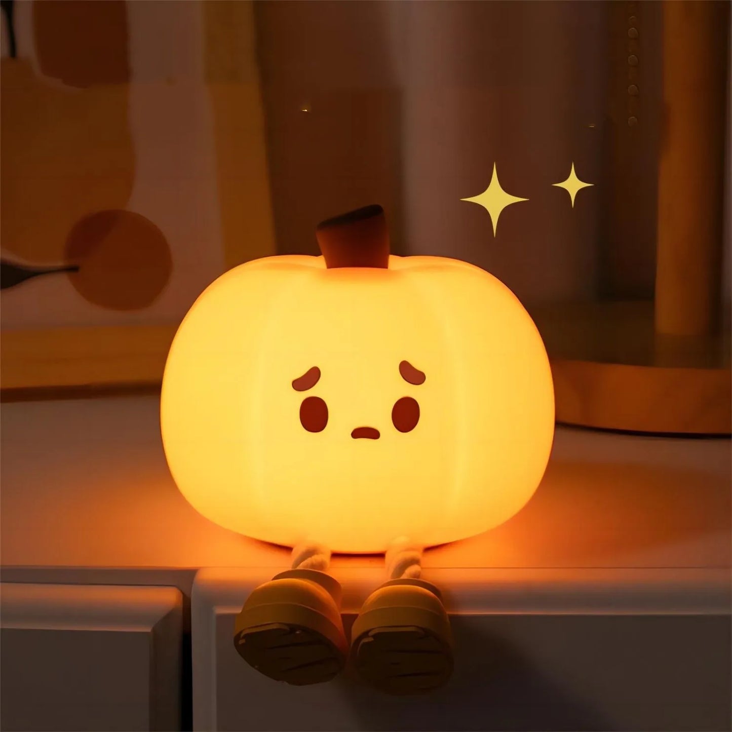 Autumn Pumpkin Table Desk Lamp - Pexav
