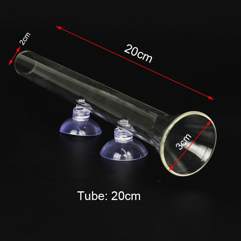 Clear Acrylic Fish Tank Feeding Tube