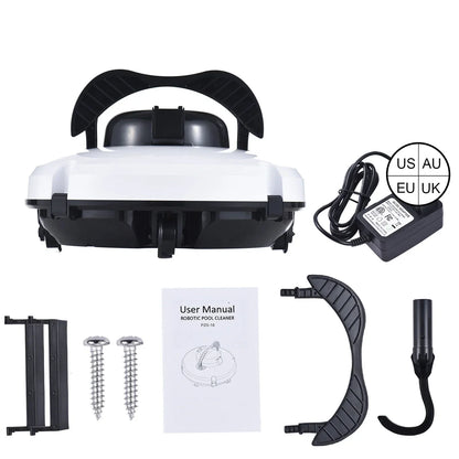 Wireless Automatic Pool Vacuum Cleaner Waterproof Dual Motor