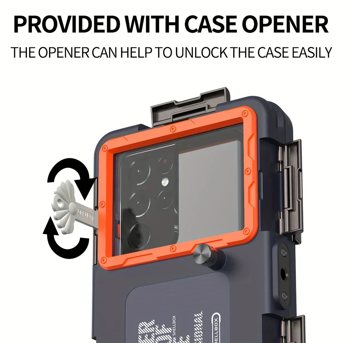 Waterproof Phone Pouch with Depth Protection and Strap