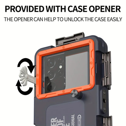Waterproof Phone Pouch with Depth Protection and Strap