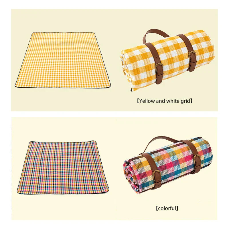 Waterproof Folding Picnic Mat with Handle Strap