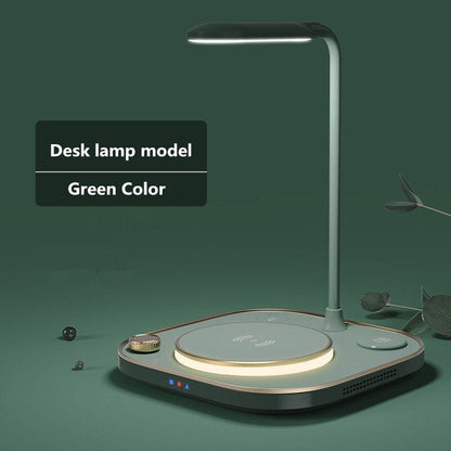 Compact LED Desk Lamp Wireless Charging Pad
