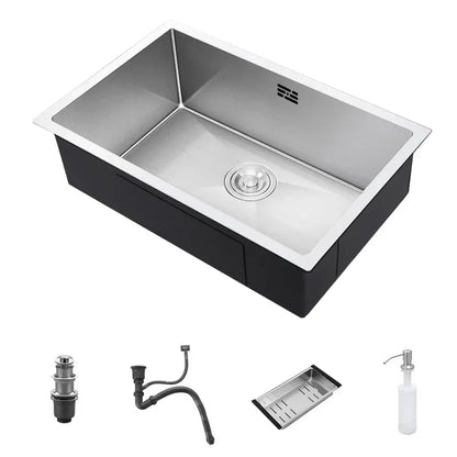 Luxury Stainless Steel Undermount Kitchen Basin Sink