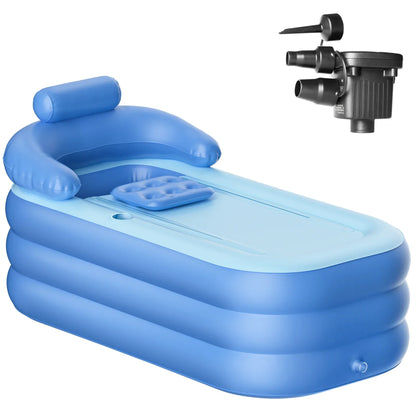 Compact Blow Up Hot Tub Relaxing Bath Spa