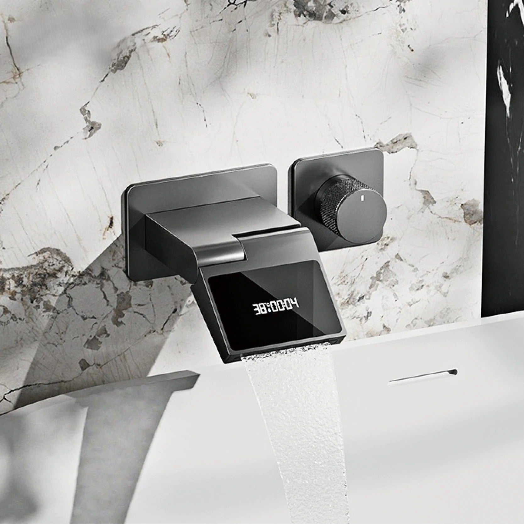 Modern Touchless LED Bath Faucet - Pexav