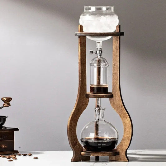 Artisanal Wood Manual Cold Brew Coffee Maker - Pexav