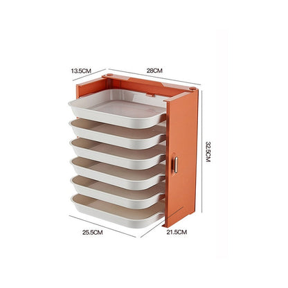 Stackable Kitchen Dish Storage Rack