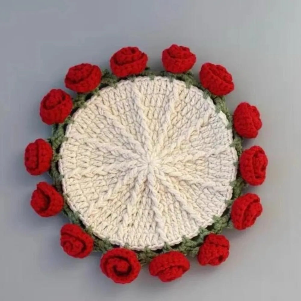 Unique Floral Crochet Flower Arrangement