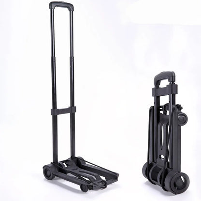 Collapsible Lightweight Dolly Cart with Adjustable Handle