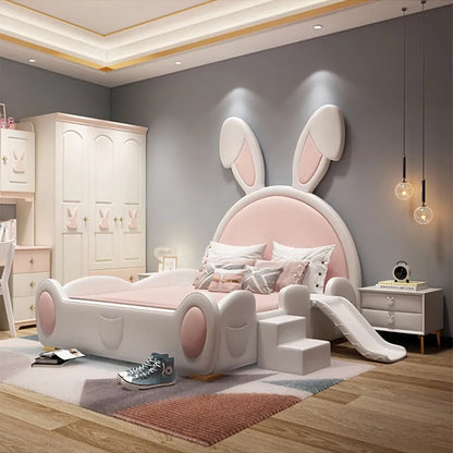Cute Bunny Soft Childrens Bed - Pexav