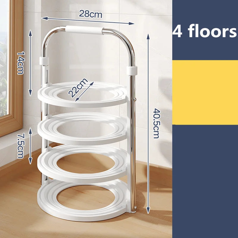 Space Saving Slim Kitchen Storage Rack