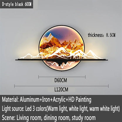 Nature Inspired LED Wall Light Lamp