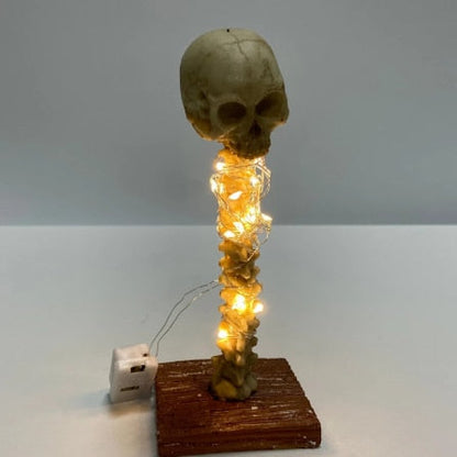 Dark Decorative Skull Desk Lamp