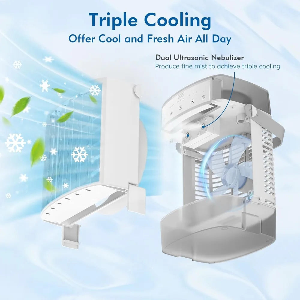 Compact 3-in-1 Air Cooler with Timer