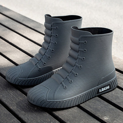 Waterproof Slip On Rain Boots For Women