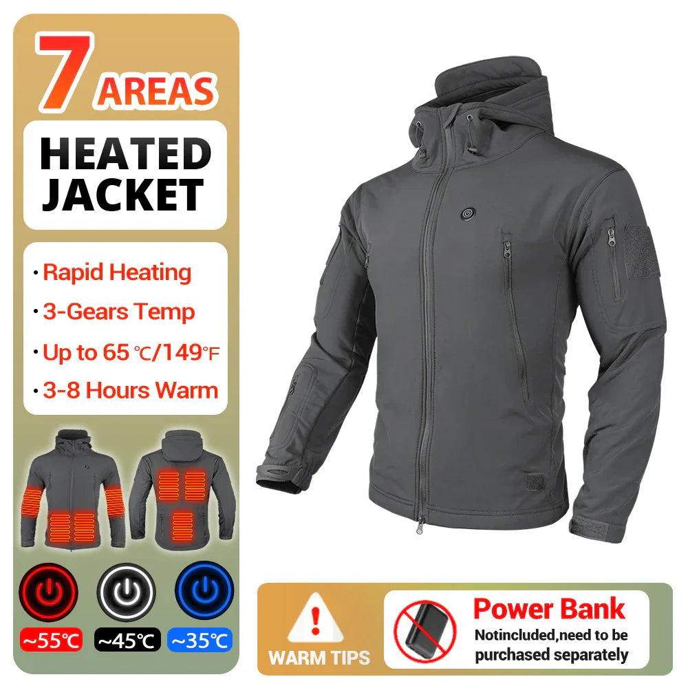 Warm Insulated Snow Jacket for Men