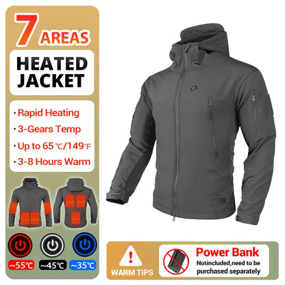 Warm Insulated Snow Jacket for Men